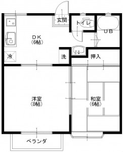 ヴィレッジB　平面図